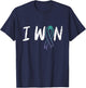 Anal Cancer Survivor - I Won Anal Cancer Awareness T-Shirt - T-Shirt | Navy