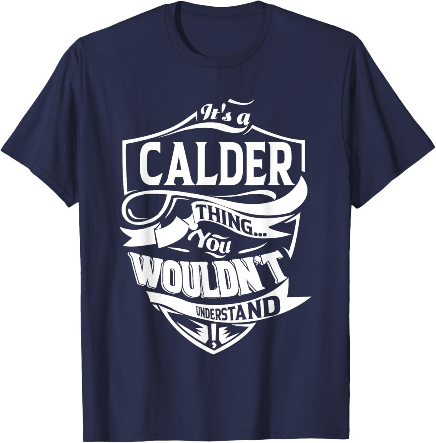 It is a CALDER Thing T-Shirt - T-Shirt | Navy