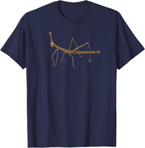 Stick Bug Insect Funny Entomology T-Shirt - T-Shirt | Navy