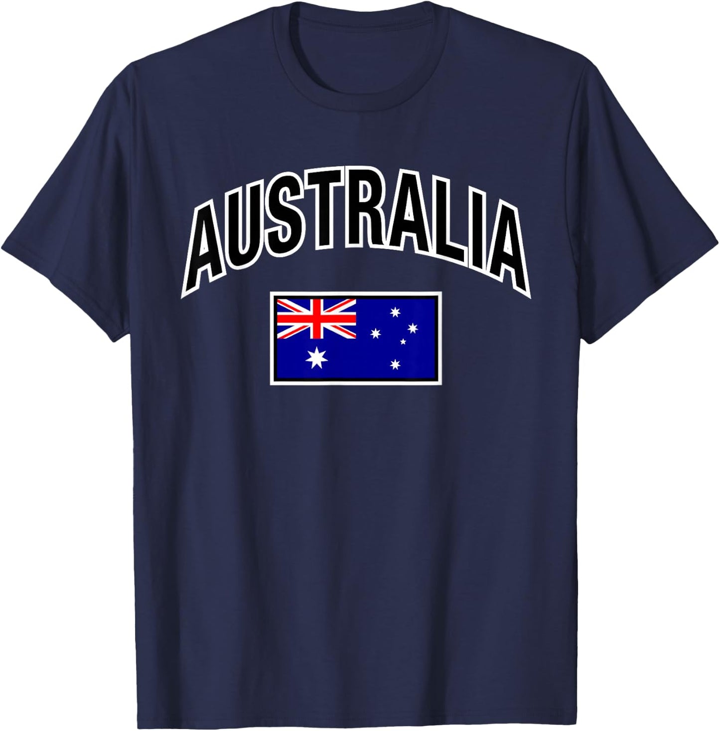 Australia Flag Proud Australian T-Shirt - T-Shirt | Navy