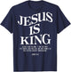 Jesus Is King Jesus John 14:6 Costume Christian (On Back) T-Shirt - T-Shirt | Navy