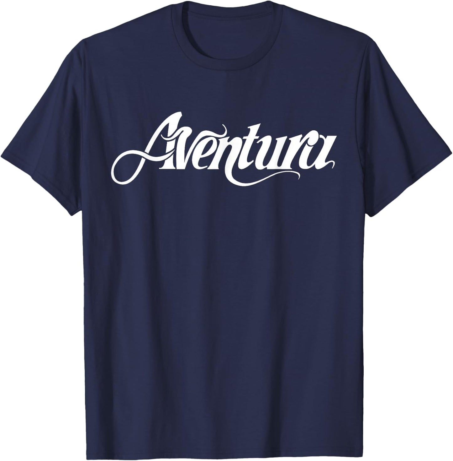 Aventura Classic Logo Black T-Shirt - T-Shirt | Navy