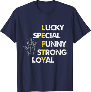 Left Handed Funny Lefty Left-Handed T-Shirt - T-Shirt | Navy