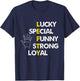 Left Handed Funny Lefty Left-Handed T-Shirt - T-Shirt | Navy