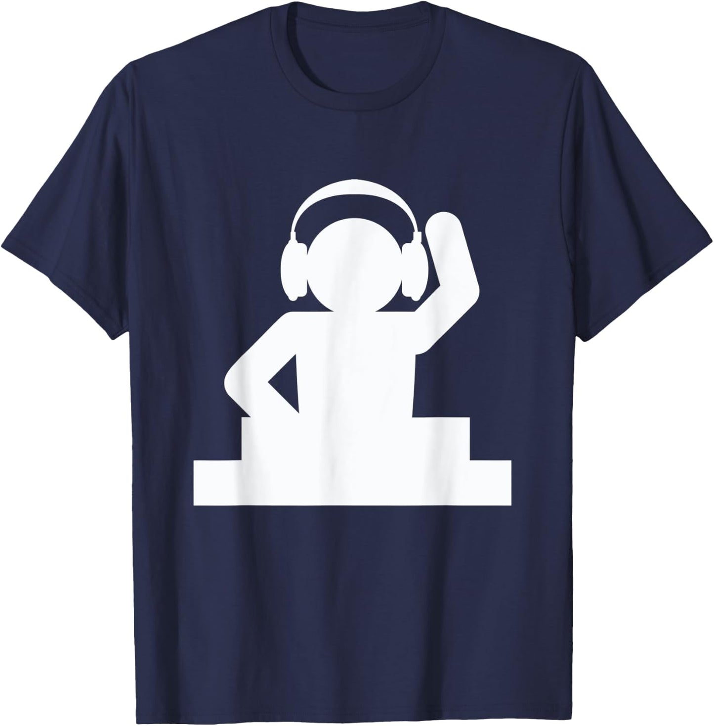 DJ Music Spinning - Disc Jockey T-Shirt - T-Shirt | Navy