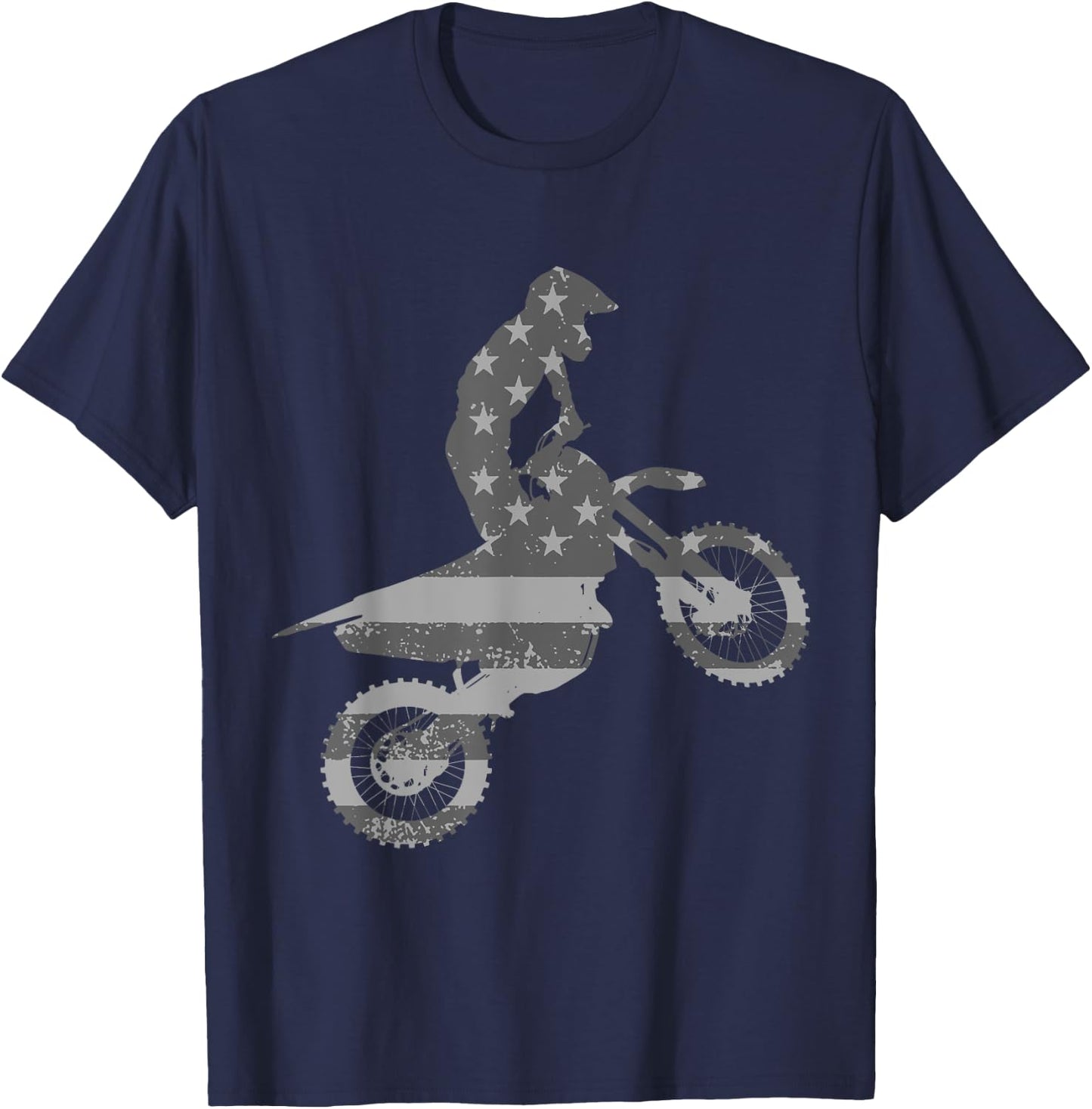Dirt Bike Shirts For Boys Kids Motocross Camo Dirtbike T-Shirt - T-Shirt | Navy