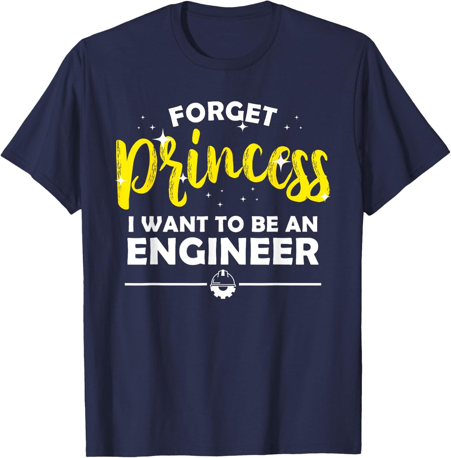 Funny Engineer Design Girls Women Kids Engineering Lovers T-Shirt - T-Shirt | Navy
