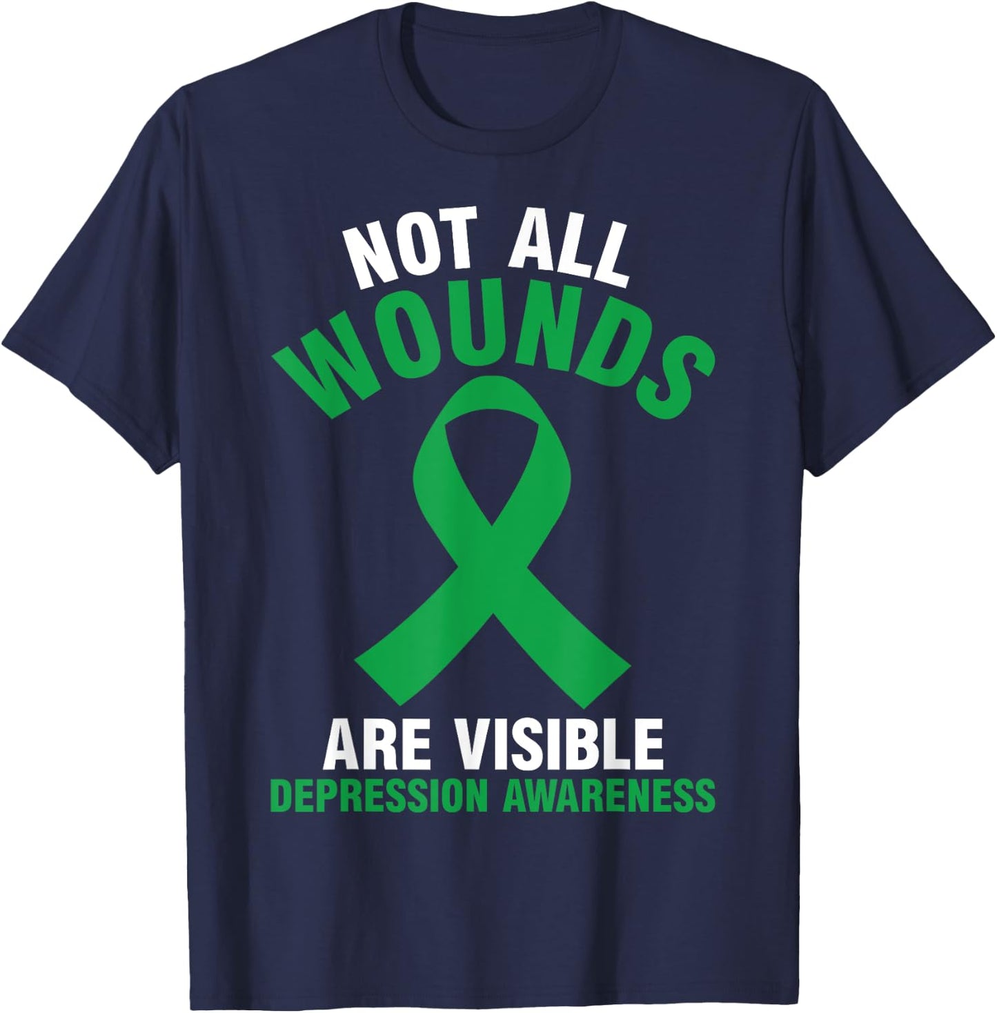 Depression Awareness T-Shirt - T-Shirt | Navy