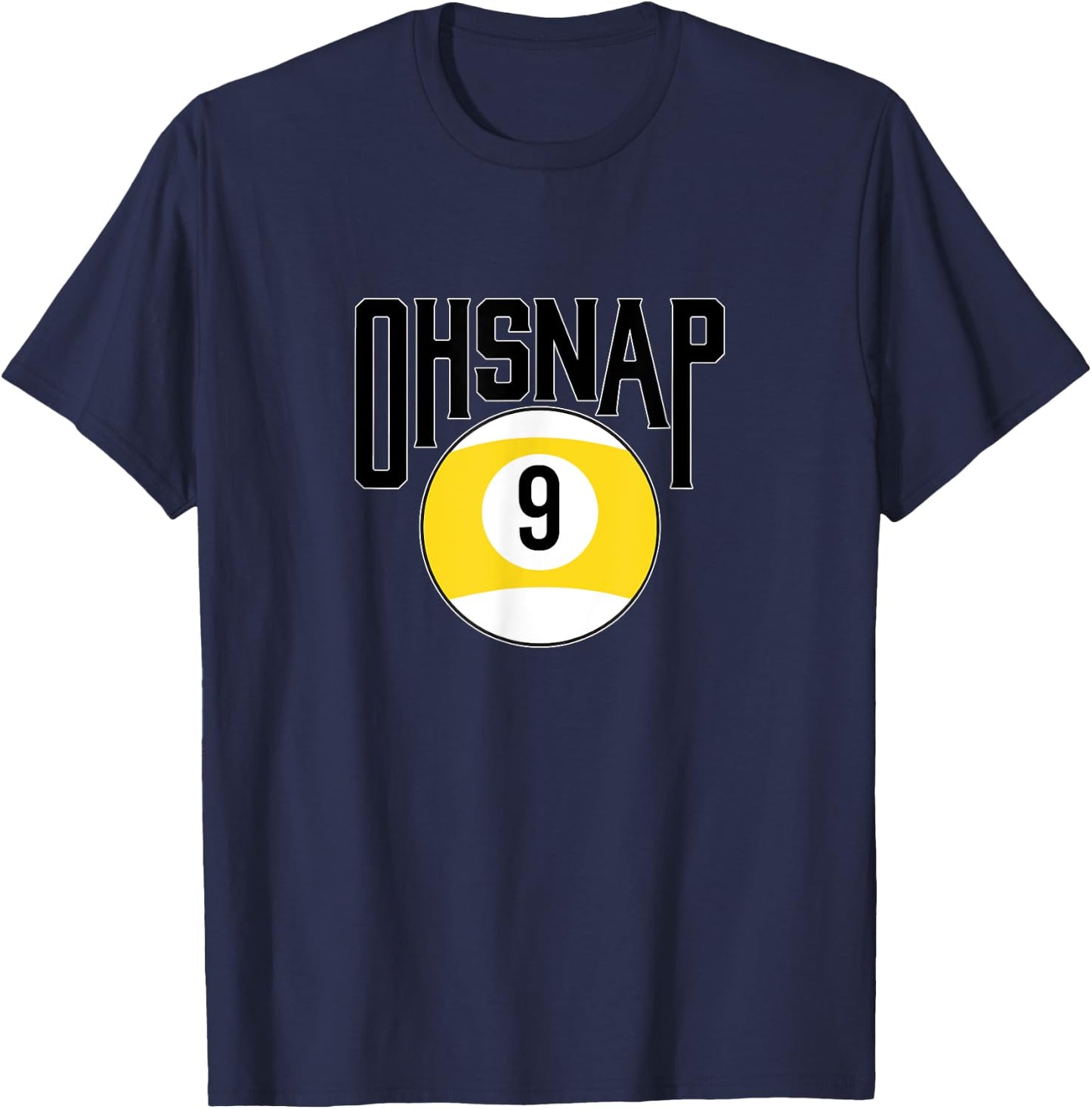 Oh snap 9 ball T-Shirt - T-Shirt | Navy