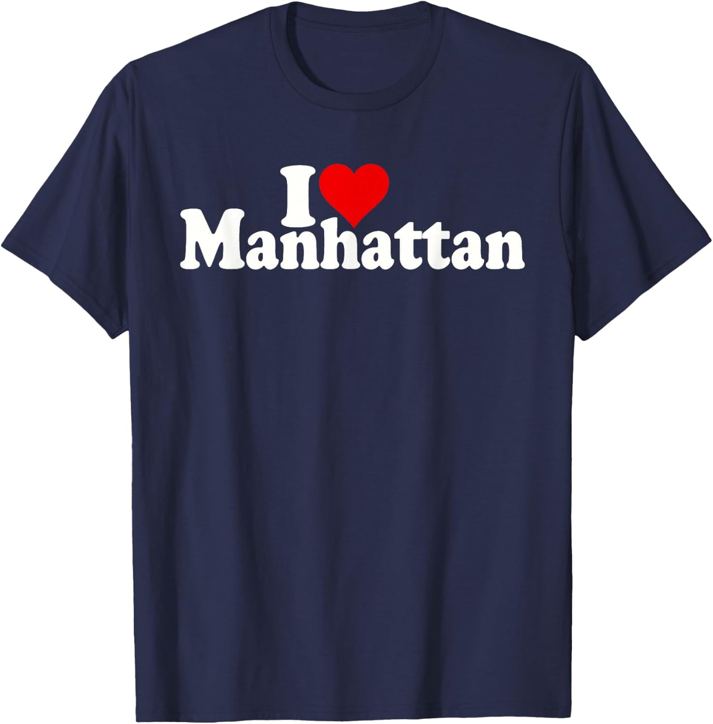 I Love Heart Manhattan New York T-Shirt - T-Shirt | Navy