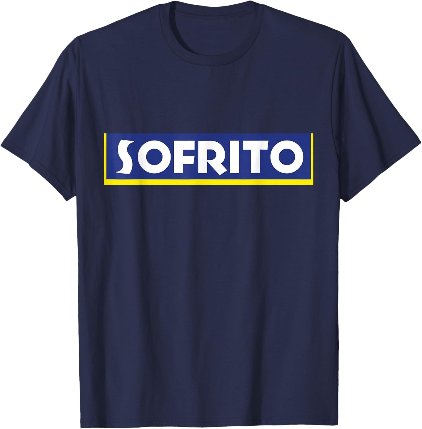 Sofrito Boricua Puerto Rican Goya Latin Food Cooking Comida T-Shirt - T-Shirt | Navy