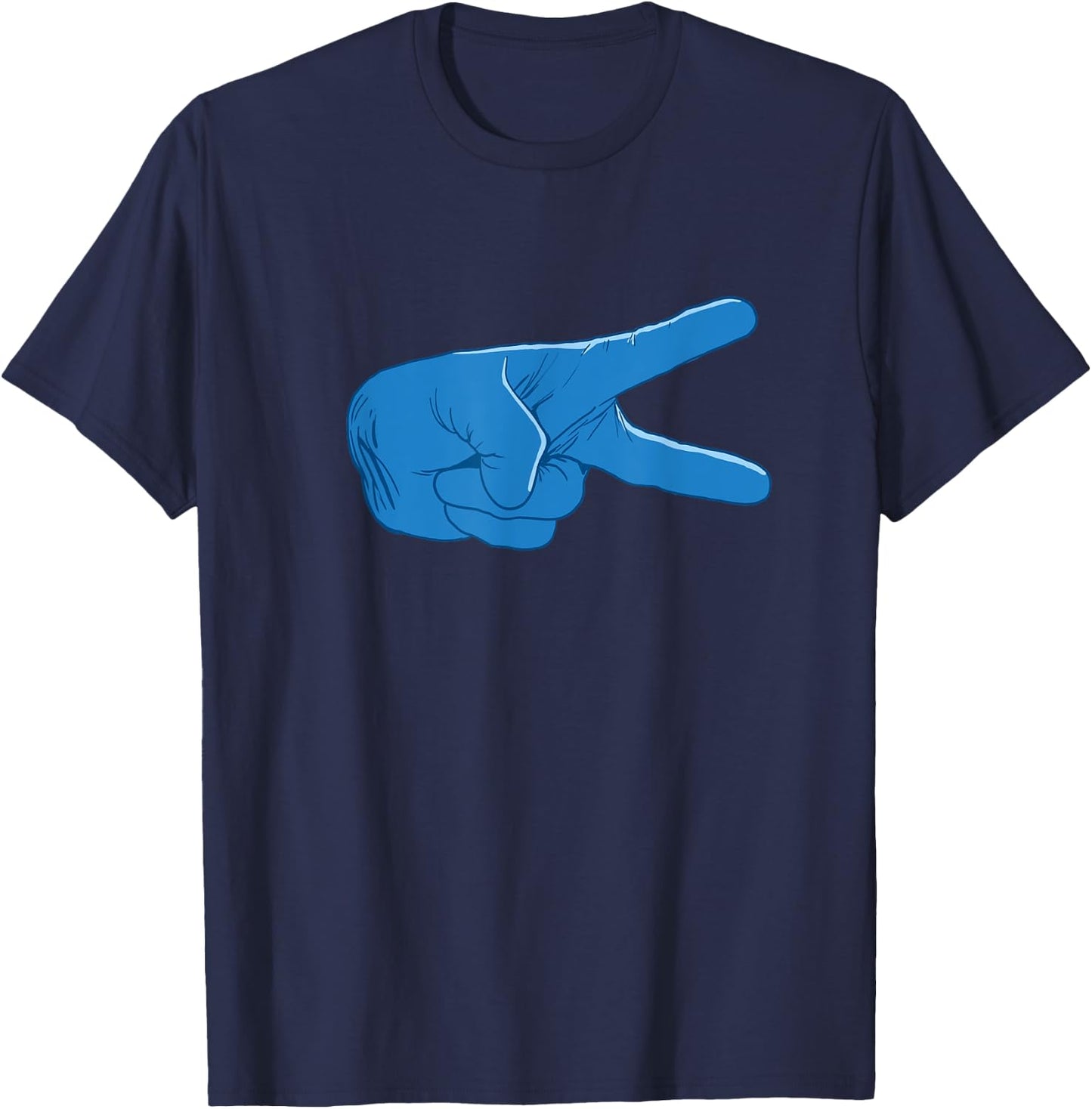 Snip Snip finger funny Vasectomy Snip Snip T-Shirt - T-Shirt | Navy