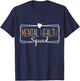 Support Squad Mental Health Awareness Lime Green Ribbon T-Shirt - T-Shirt | Navy