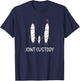 Funny Joint Custody Stoned Marijuana Smoker T-Shirt - T-Shirt | Navy