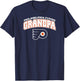 Philadelphia Flyers Grandpa Logo Black Officially Licensed T-Shirt - T-Shirt | Navy