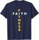 Active-Faith Fitness Cross Christian Workout Modern Gym T-Shirt - T-Shirt | Navy