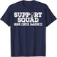 Support Squad Brain Cancer Awareness T-Shirt - T-Shirt | Navy