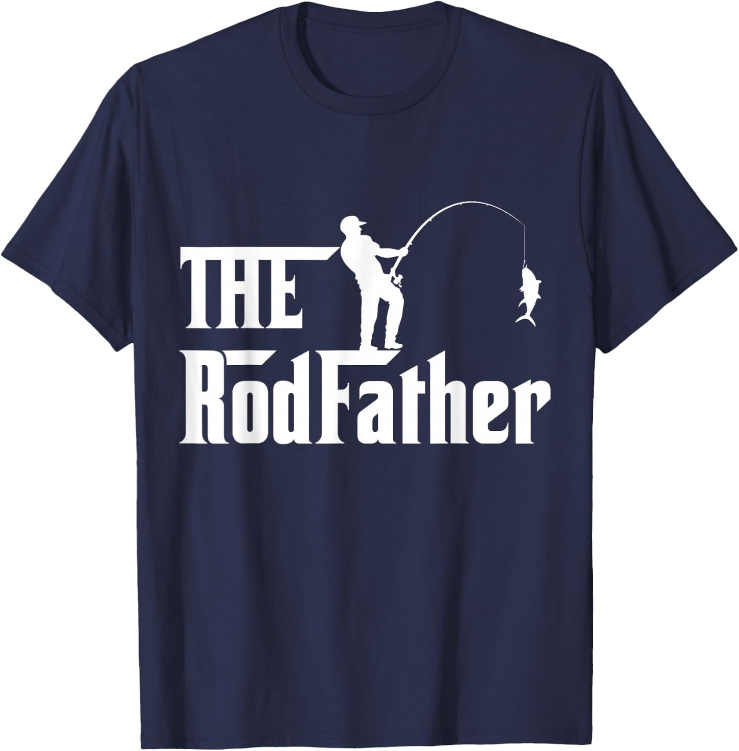 Men's Father's Day Rod Father Fishing funny fathers day T-Shirt - T-Shirt | Navy