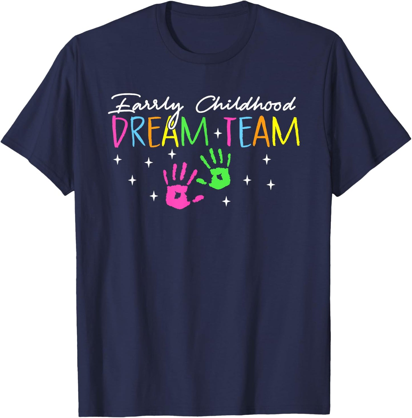 Retro Early Childhood Education Teacher Professor Women T-Shirt - T-Shirt | Navy