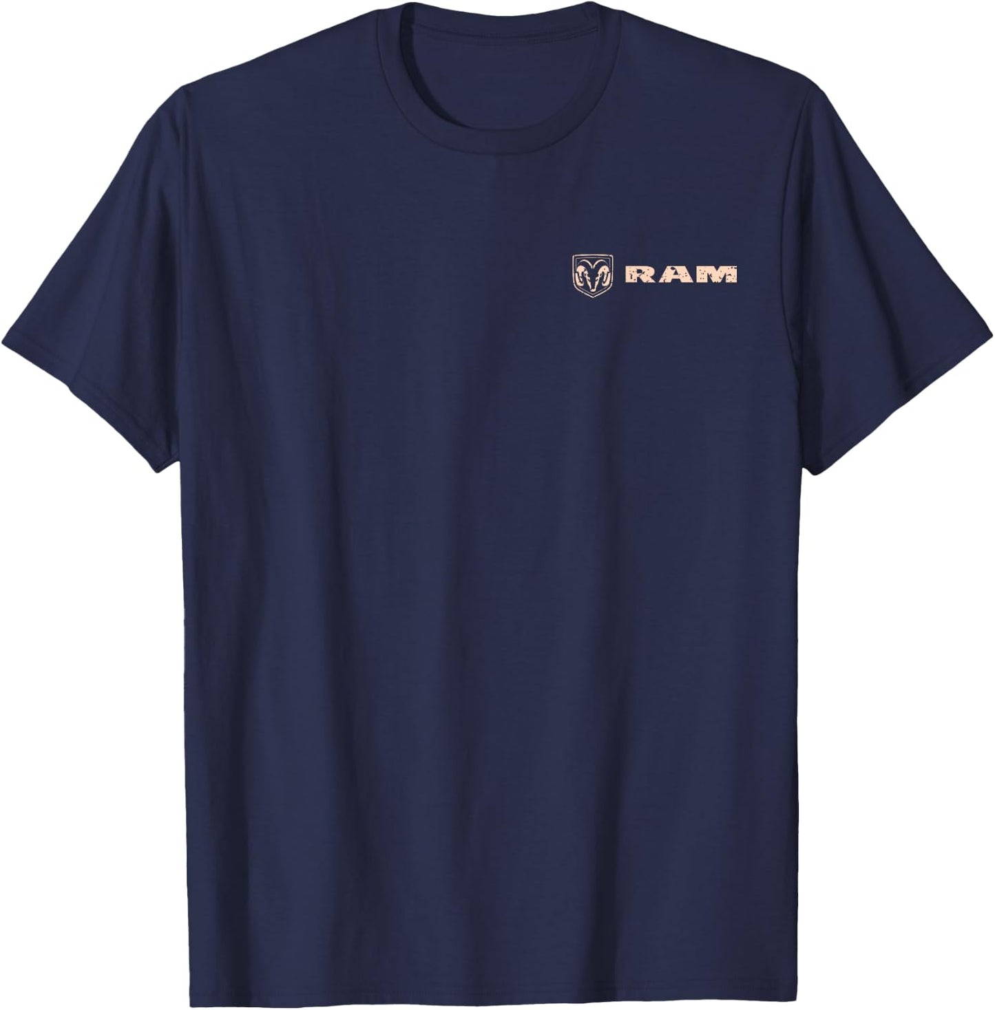 RAM Trucks Detroit to Nashville - Light Print (Front/Back) T-Shirt - T-Shirt | Navy