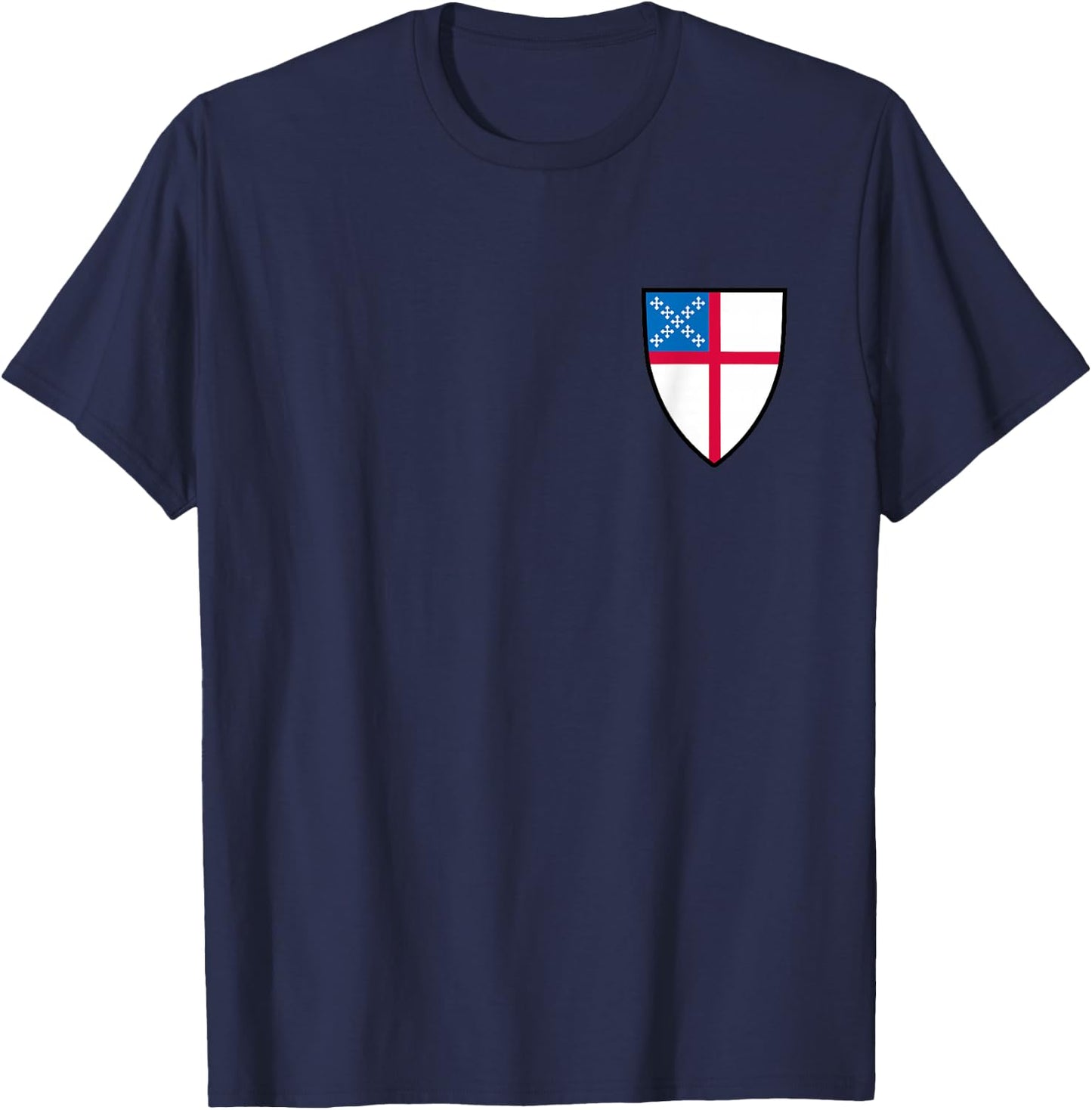 Episcopal Church Episcopalian Logo Shield Crest T-Shirt - T-Shirt | Navy