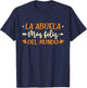 La Abuela Más Feliz Del Mundo Spanish Grandma T-Shirt - T-Shirt | Navy