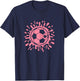 Soccer Ball Cute Pink Soccer Lover Women Girls Kids T-Shirt - T-Shirt | Navy