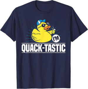Im Quack-Tastic Rubber Duck Bath Duck T-Shirt - T-Shirt | Navy