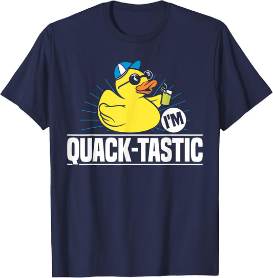 Im Quack-Tastic Rubber Duck Bath Duck T-Shirt - T-Shirt | Navy