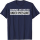 Diamonds Are Created Under Pressure Inspirational Gym T-Shirt - T-Shirt | Navy