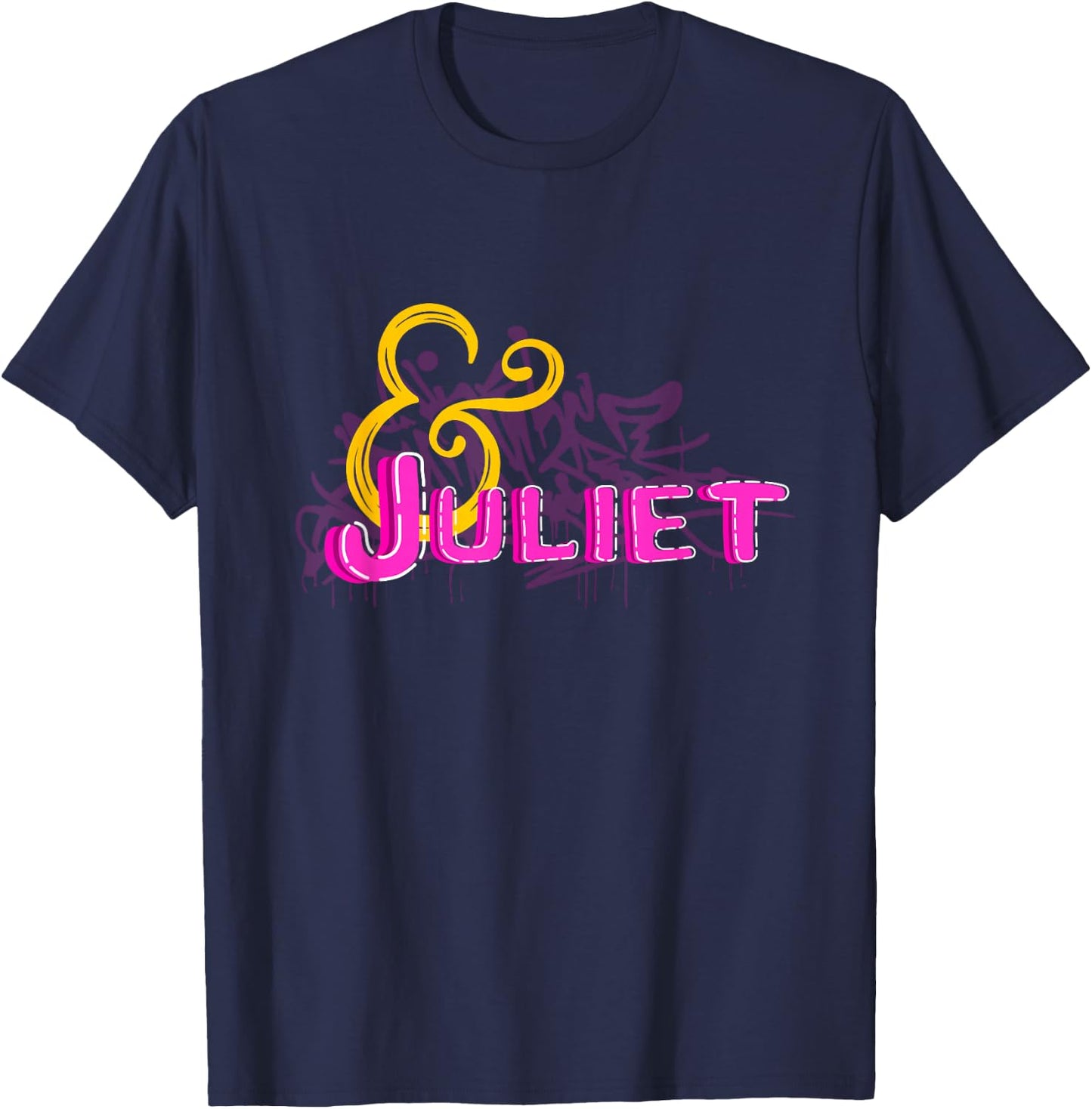 & Juliet Graffiti Musical Theatre Heart Musicals T-Shirt - T-Shirt | Navy