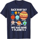 Back In My Day We Had Nine Planets - Pluto T-Shirt - T-Shirt | Navy