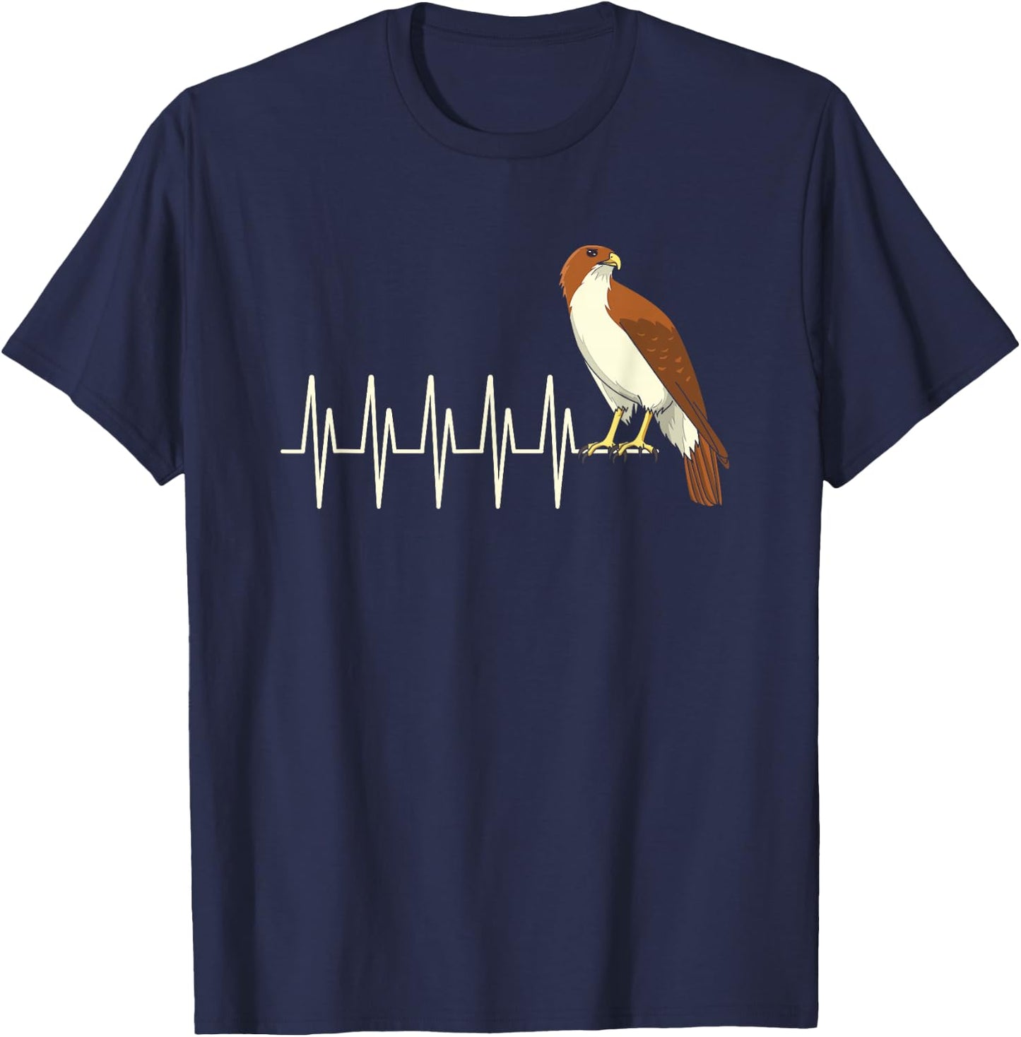 Red Tailed Hawk Enthusiast Gift T-Shirt - T-Shirt | Navy