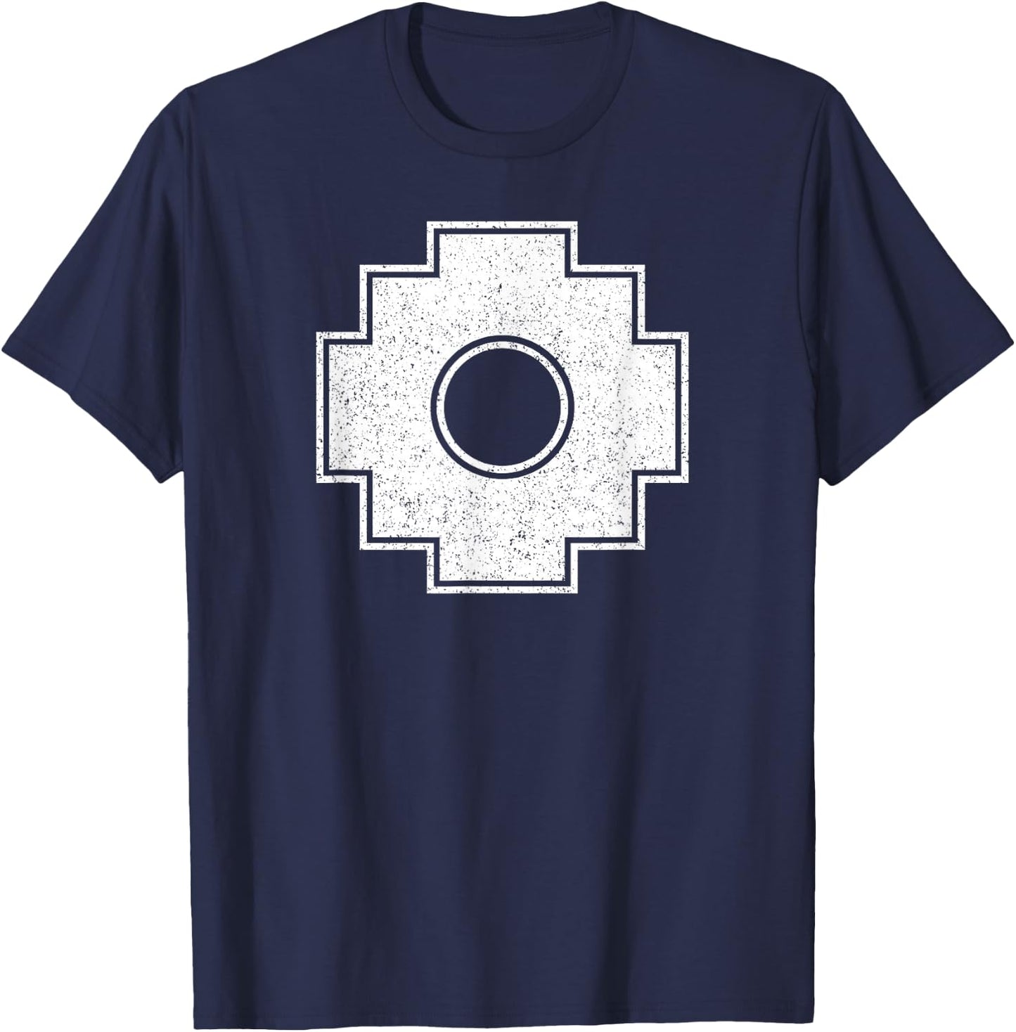 Chakana Symbol Inca Cross Andean Incan Symbol T-Shirt - T-Shirt | Navy