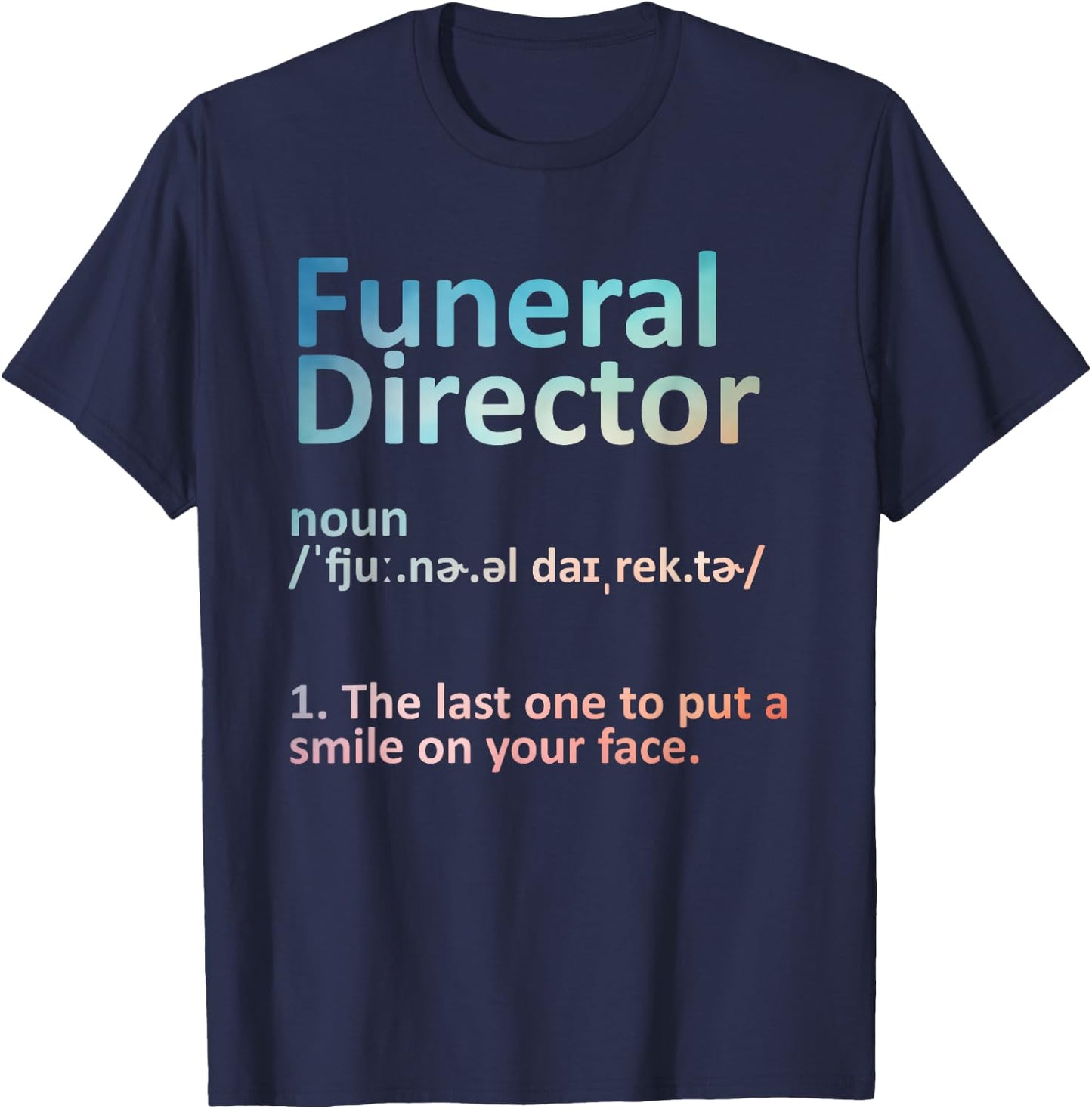 Cool Funeral Director Art Women Mortuary Mortician T-Shirt - T-Shirt | Navy