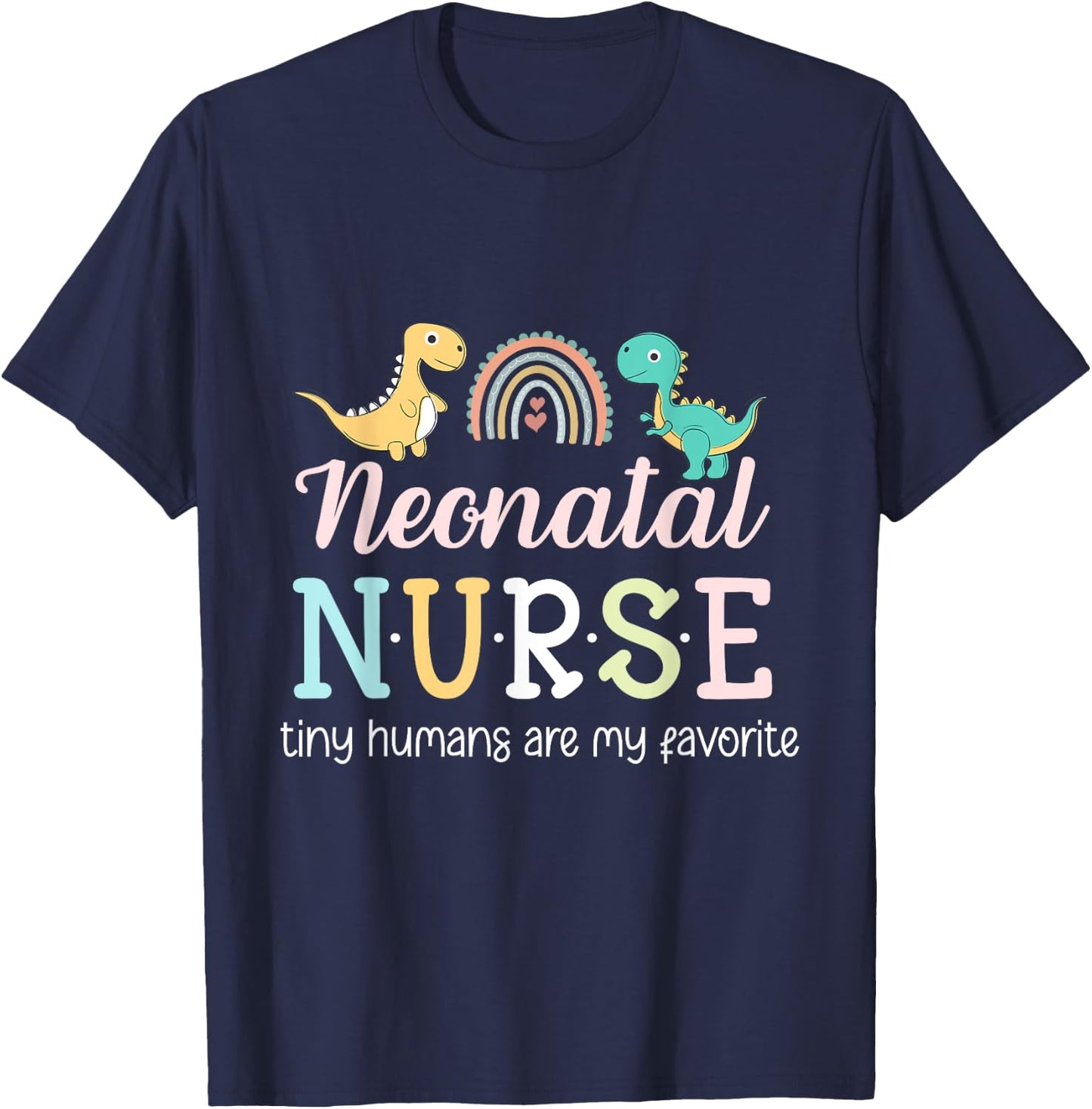 Neonatal Nurse Funny ICU NICU Cute Nurse Animals T-Shirt - T-Shirt | Navy