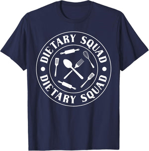 Dietary Squad Dietary Aide Cook Appreciation T-Shirt - T-Shirt | Navy