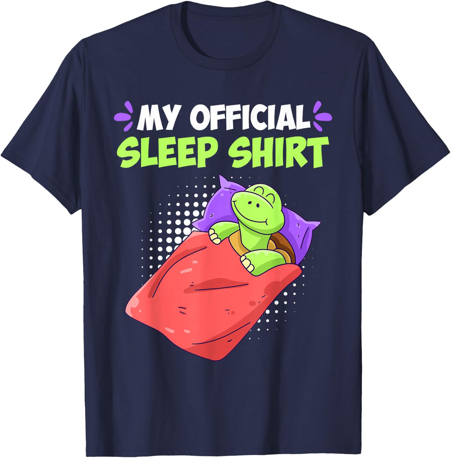 My sleep shirt Turtle T-Shirt - T-Shirt | Navy