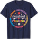 Groovy School Assistant Principal Teacher Appreciation Men Women T-Shirt - T-Shirt | Navy