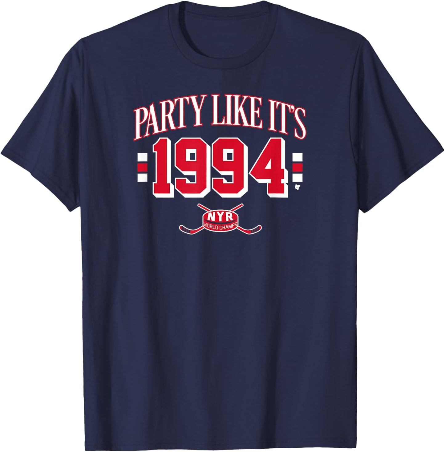 Party Like It's 1994 - New York Hockey T-Shirt - T-Shirt | Navy