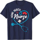 Home Health Nurse Appreciation Stethoscope T-Shirt - T-Shirt | Navy