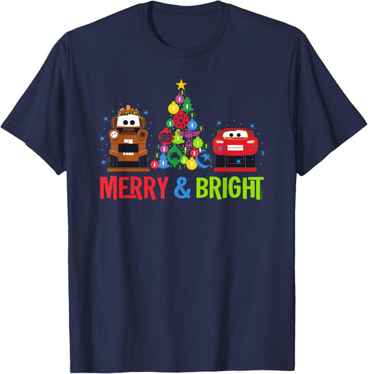 Disney and Pixar's Cars Christmas Holiday Nutcrackers T-Shirt - T-Shirt | Navy