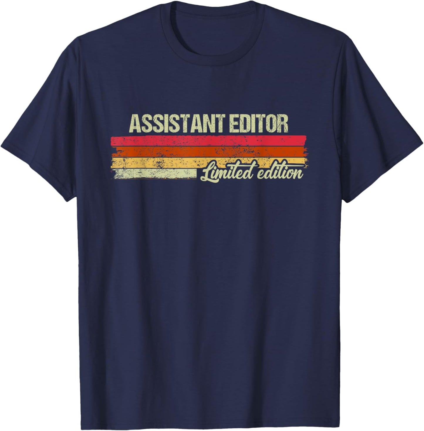 Vintage Assistant Editor Limited Edition T-Shirt - T-Shirt | Navy