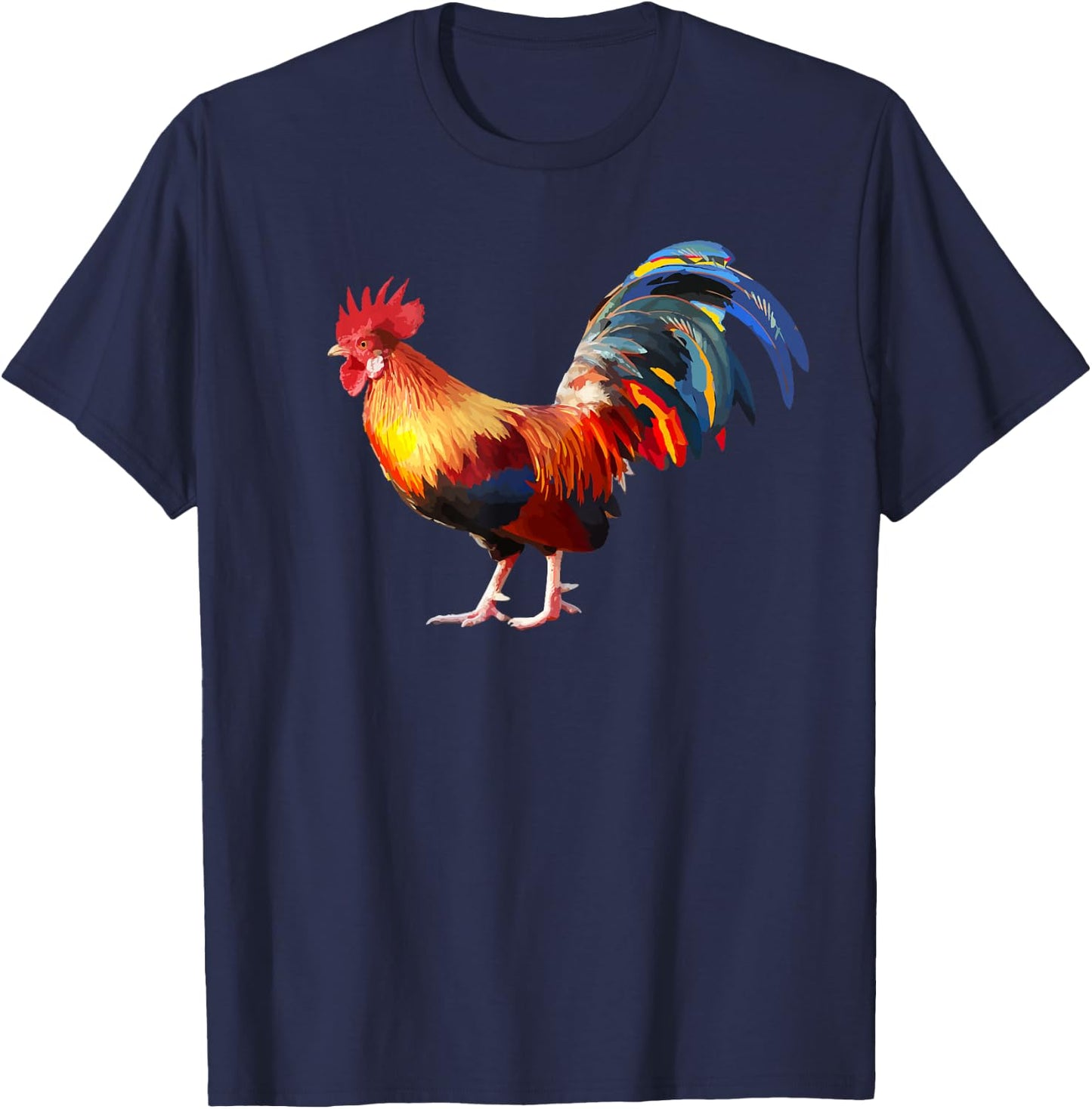 Rooster Country Decor Chicken Gallo Gifts Rooster T-Shirt - T-Shirt | Navy