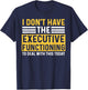 ADHD Women Executive Functioning Funny Overwhelm T-Shirt - T-Shirt | Navy