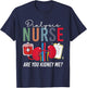 Funny Dialysis Nurse Vintage Are You Kidney Me T-Shirt - T-Shirt | Navy