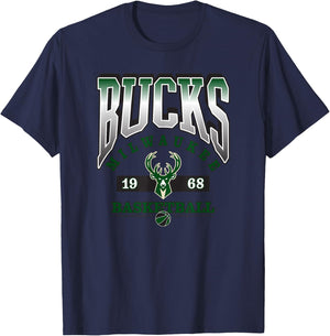 NBA Milwaukee Bucks Homecourt Advantage T-Shirt - T-Shirt | Navy