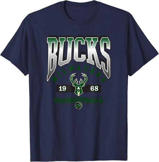 NBA Milwaukee Bucks Homecourt Advantage T-Shirt - T-Shirt | Navy