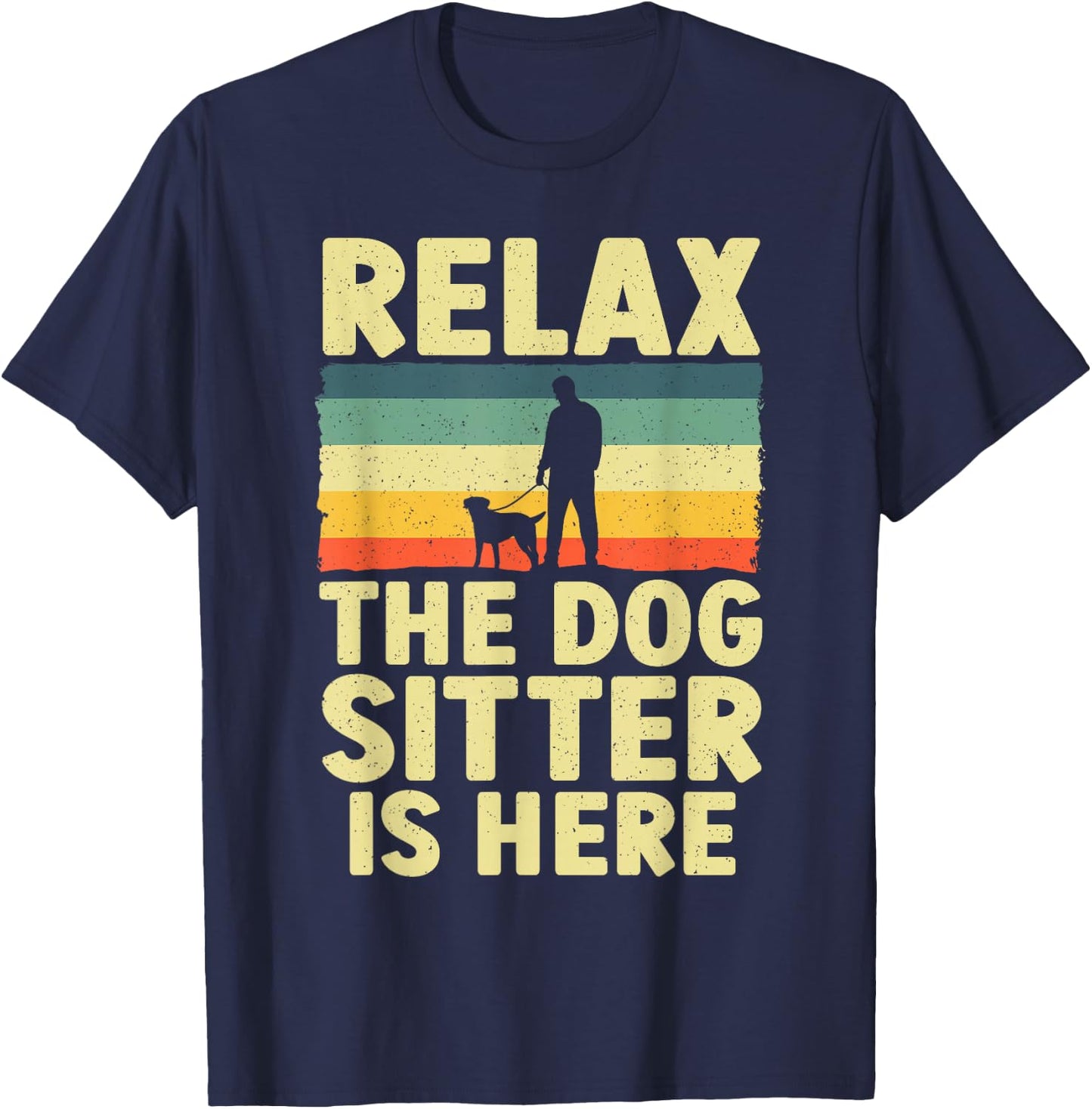 Best Dog Sitter Design Women Pet Sitter Dog Sitter T-Shirt - T-Shirt | Navy