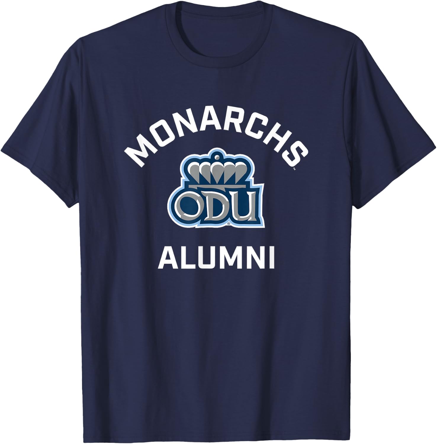Old Dominion University ODU Monarchs Arched Alumni T-Shirt - T-Shirt | Navy